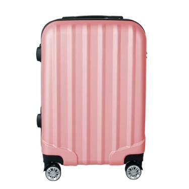 Imagem de Mala de Viagem de Bordo Silent Noronha 10kg - Padrão ANAC | Rígida em ABS | 4 Rodas Duplas 360° | Cadeado Numérico Integrado | Leve e Resistente (Rosa Candy)