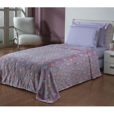 Imagem de Cobertor INFANTIL estampado BRILHA NO ESCURO manta flannel  - SAFIRA E