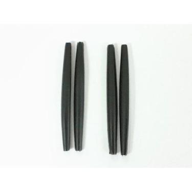 Imagem de 2 Pares de Haste Borrachas Ponteira para Óculos com Duas Saidas 61mm -