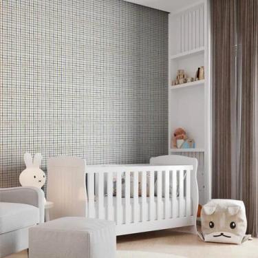 Imagem de Papel de Parede Revoada Xadrez Vichi Azul 4409 - BOBINEX