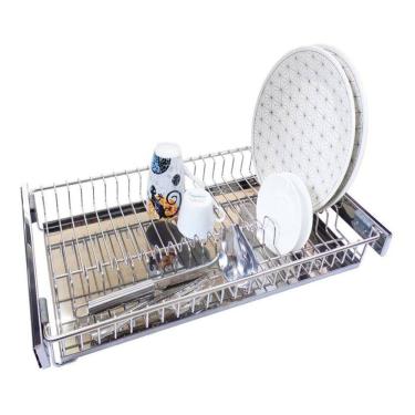 Imagem de Escorredor De Embutir 67cm Inox Com Trilhos Jomer 3076