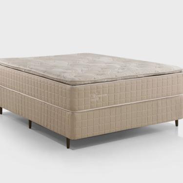 Imagem de Colchão Pocket Veneza One Face Pillow Top Americano Molas Ensacadas Individualmente 138x35x188