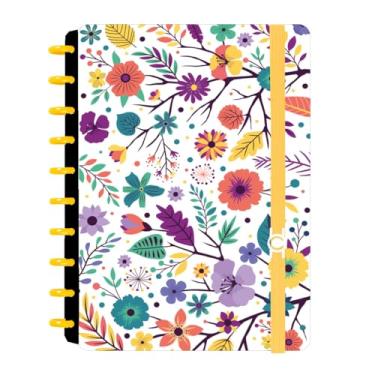 Imagem de Caderno Criativo Mix Flowers A4/A5 Disco Inteligente (Grande A4)