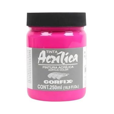 Imagem de TINTA ACRÍLICA CORFIX 250ML FLUORESCENTE AVULSO MAGENTA 1015
