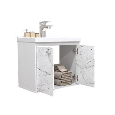 Imagem de Gabinete Banheiro Em Mdf Com Pia Cuba - Bergamo