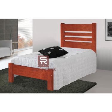 Imagem de Cama Solteirão (Solteiro Extra) Prime de Madeira Maciça Tauari - Cor Mel