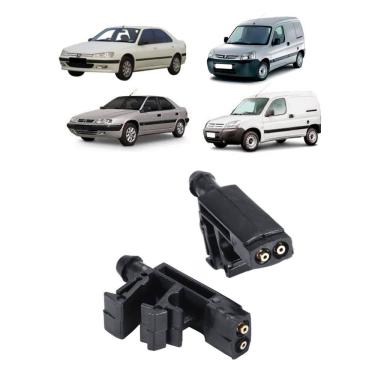 Imagem de Esguicho Brucutu Limpador de Agua Parabrisa  Peuge Partner 406 605 Citro Berlingo Xantia 1996 2009 643889 6438a0