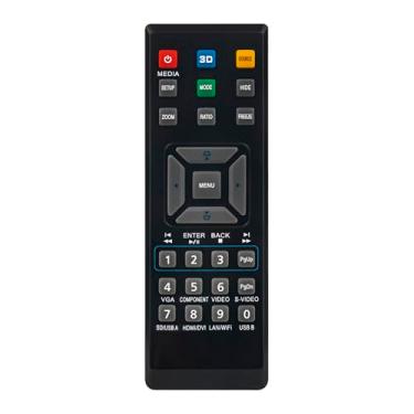 Imagem de Substituído Remote Commander adequado para projetor Acer P1380W P1387W H5380BD H6517BD X123PH M403 PE-S42 D603P EV-S62T D603 EV-S62 D600 H6517ST H6520BD H6520BD 7550B D AW313 D610D EV-X60H V13X AX313