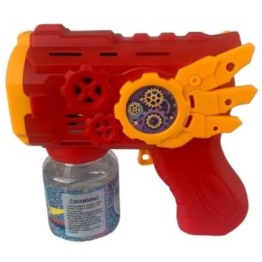 Imagem de Máquina Lança Bolha De Sabão, Automática, Brinquedo Infantil, 50ML, Vermelho