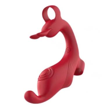 Imagem de Dedeira Com Estimulador De Ponto G Rabbit 10 Vibrações Estimulação Dupla, Prazer Intenso [VERMELHO]