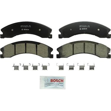 Imagem de BOSCH BC1565 QuietCast Conjunto de pastilhas de freio a disco de cerâmica premium - Compatível com Chevrolet Silverado 2500/3500 HD, Suburban 3500 HD; GMC Sierra 2500/3500 HD; Nissan NV1500, NV2500,