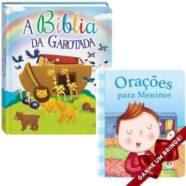 Imagem de Combo Bíblia Da Garotada Capa Dura Almofadada Bíblia Infantil + Livro 