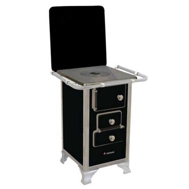 Imagem de Fogão a Lenha  00 Preto Com Tampa 00TPR  Met.Venâncio