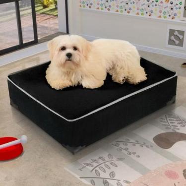 Imagem de Cama Box Pet Caminha Para Cachorro E Gato Varias Cores - Val Moveis, P