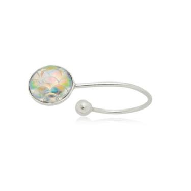Imagem de Piercing Fake Escama Furtacor de Prata 925 - Cirulli Pratas