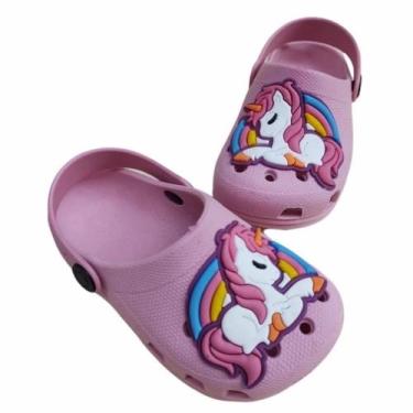Imagem de Babuche Unicórnio Infantil Menina Flexível, Ideal para o Dia a Dia - D