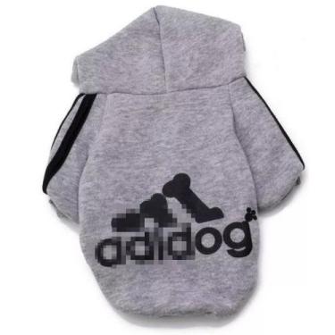 Imagem de Roupa Para Cachorro Médio Porte Casaco Com Capuz - DOG, 15-CINZA/5XL