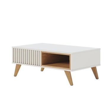 Imagem de Mesa de Centro Para Sala Retangular 1 Nicho karin C04 - D'Rossi - DRos