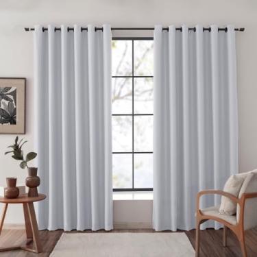 Imagem de Cortina Tecido Oxford 2.80m De Largura X 1.80m De Altura Sala Quarto Para Varão(Branco)