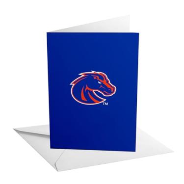 Imagem de Desert Cactus Boise State University Cartão comemorativo Broncos 12,7 x 17,8 cm único dobrado cartolina com envelope festa celebração oficialmente licenciado (5x7 cartão A - branco)