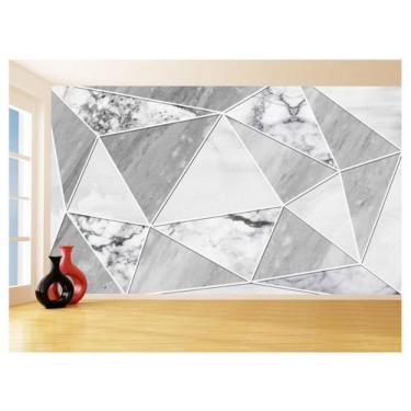 Imagem de Papel De Parede Geométrico Triângulos Abstrato 3,5M Gmt60 - Você Decor