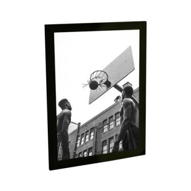 Imagem de Quadro Decorativo Basquete De Rua Foto Cesta Angulo