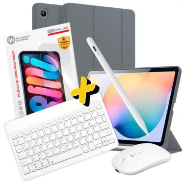 Imagem de Capa para Galaxy Tab S6 Lite c/ Suporte Caneta e Proteção Teclado Mous