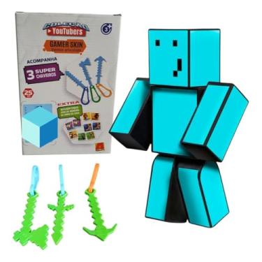 Imagem de Boneco Articulado 35cm Problems + Acessórios +Jogo Memória - Algazarra