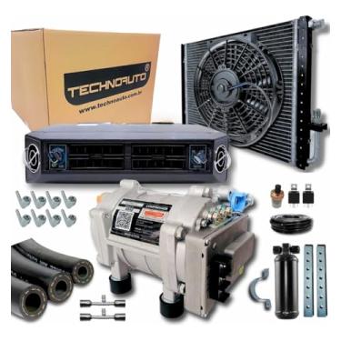 Imagem de Kit Ar Condicionado Universal Elétrico 20.000 Btu 12v Ou 24v