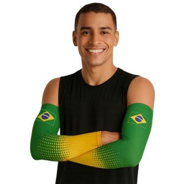 Imagem de Manguito Com Proteção Solar Uv50 Protetor para Braços Mangote - Calupa