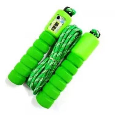 Imagem de Corda De Pular Com Contador De Giros Fitness Academia