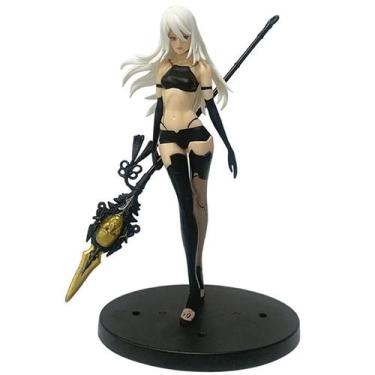 Imagem de 18CM NieR Automata Yorha Tipo A2 Espada Em Pé PVC Anime Action Figure 