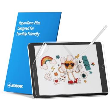 Imagem de MOBDIK [Pacote com 2 protetores de tela Paper compatíveis com iPad Air 3 2019/iPad Pro 10,5 polegadas 2017, película fosca antirreflexo menos impressão digital
