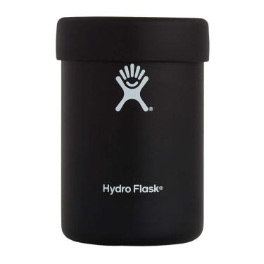 Imagem de Hydro Flask Cooler Cup – Suporte isolante de lata de cerveja seltzer, liga de aço, 355 ml, preto