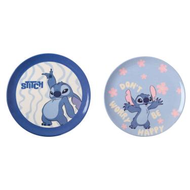 Imagem de Prato Sobremesa 20cm Fibra Bambu Stitch Disney Sortido