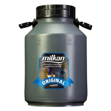 Imagem de Leiteira Milkan 20 Litros Latão Leite Vasilhame Plástico - Unipac