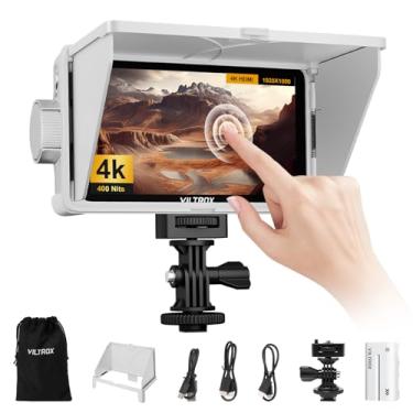 Imagem de VILTROX Monitores De Campo De Câmera Dc-V1 De 5,5" Para Dslr, Monitor De Câmera Com Tela Sensível Ao Toque, Vídeo Externo 4K Hdmi Para Sony, Canon, Nikon, 2000Nits, 3D Lut, Vídeo Hd 1920×1080 Ips C