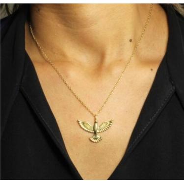 Imagem de Colares Colar Gargantilha Feminino/ Masculino Pingente Cruz Fé Vida Pé