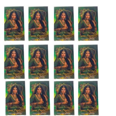 Imagem de KIT c/12 autêntico Baralho Cigana Esmeralda 36 Cartas Manual