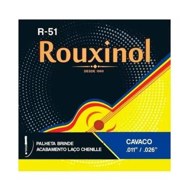 Imagem de Encordoamento P/ Cavaquinho Rouxinol R51 C/ Chenille 11/26- Ec0576