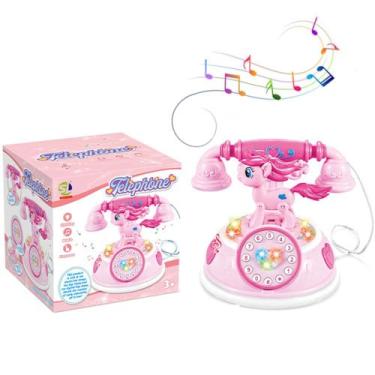 Imagem de Telefone de Brinquedo Infantil Musical com Luzes e com Pony Telefoninh