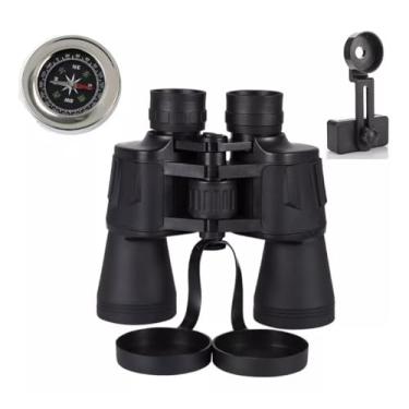 Imagem de Binoculo C/Suporte 20x50 De Longo Alcance 10km Profissional (Preto)