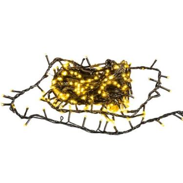 Imagem de Pisca Cordão Estrobo Branco Quente 10m com 500 LEDs Branco Quente a pr