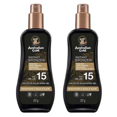 Imagem de Australian Gold Instant Bronzer Kit Com 2 Protetores FPS 15, Kit