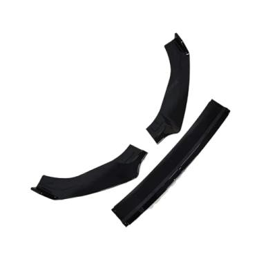 Imagem de Compatível com S3 8P A3 S-Line FL 2008-2013 Facelift Carro Para-choque Dianteiro Spoiler Divisor Difusor ABS Preto Brilhante Bodykits Tuning(Matte Black)
