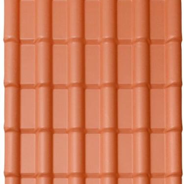 Imagem de Telha Pvc Plan 198cm X 88cm X 17cm 6 Ondas Lux Telhas