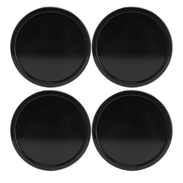 Imagem de Haofy Tampa do Cubo Central de Roda de Carro de 75 Mm, Arranhões e Chuva de Diâmetro Externo, Excelente Vedação para Veículos, Especificamente Moldados para Vários Veículos, Instalação (Preto)