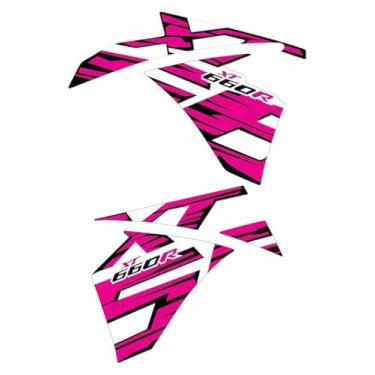 Imagem de Adesivo Protetor Lateral Compatível Com Xt 660 R 2015 A 2018 Mod 4