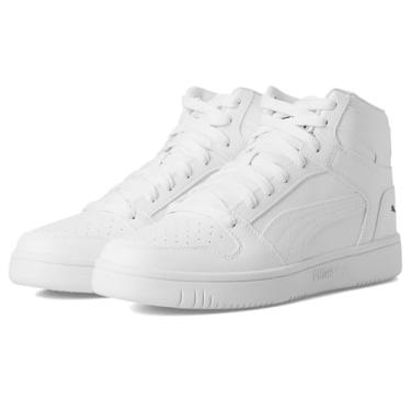 Imagem de PUMA Tênis masculino Rebound Layup, Puma Branco/PUMA Branco/PUMA Preto, 44