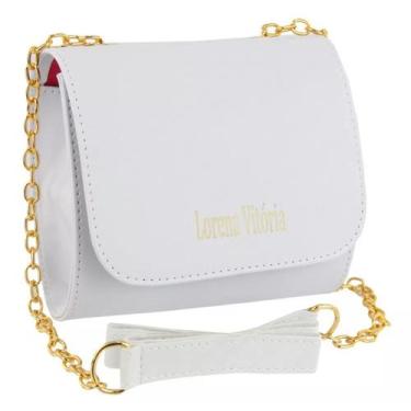 Imagem de Bolsa Pequena Feminina Alça Transversal - zbolsas, Branco